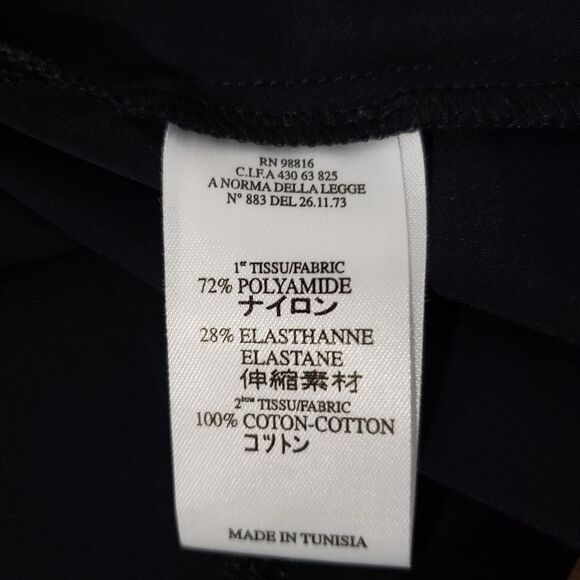 Cotélac Large Black Sleeveless Layered Cotton Distressed Raw Hem Dress Cutouts - Picture 11 of 12